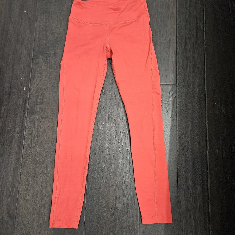 Outdoor Voices TechSweat Move Free Crop Top Bra and leggings red xs - Picture 11 of 14